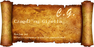 Czagány Gizella névjegykártya